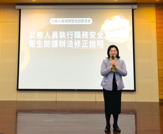 保訓會蔡主任委員秀涓致詞